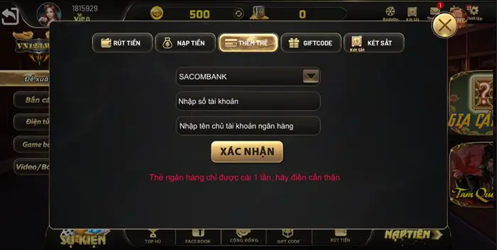 Nạp tiền VN123 Win