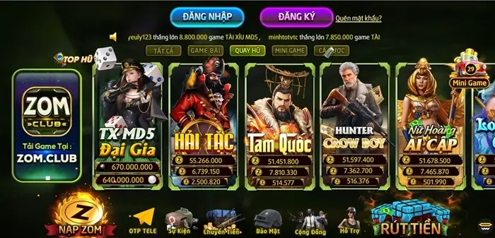 Đánh giá game đổi thưởng Zom Club