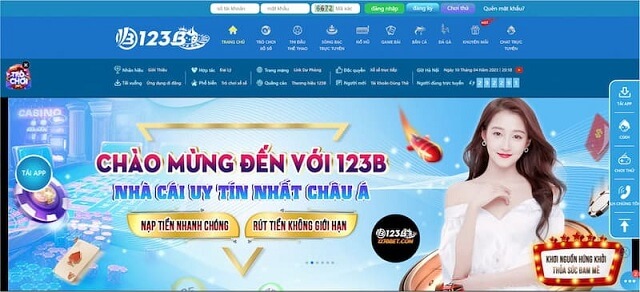 123b App: Địa chỉ cá cược trực tuyến hàng đầu Châu Á