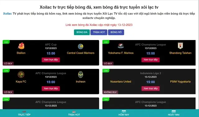 Xoilac TV có điểm gì nổi bật so với các kênh xem trực tiếp bóng đá khác?