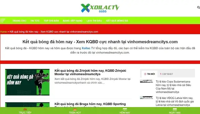 Xoilac TV - Hành trình vươn lên top 1 website bóng đá