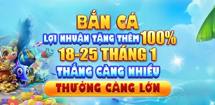 Trải nghiệm game bắn cá nhận ưu đãi khủng