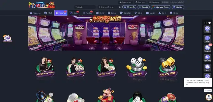 Sảnh cược Luckywin