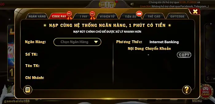 Thanh khoản nạp tiền Hitclub.Win