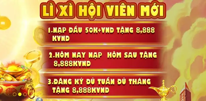 Lì xì hội viên mới tại 7King88