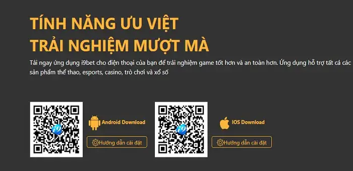 Mục tải app 33i9bet dành cho android và ios